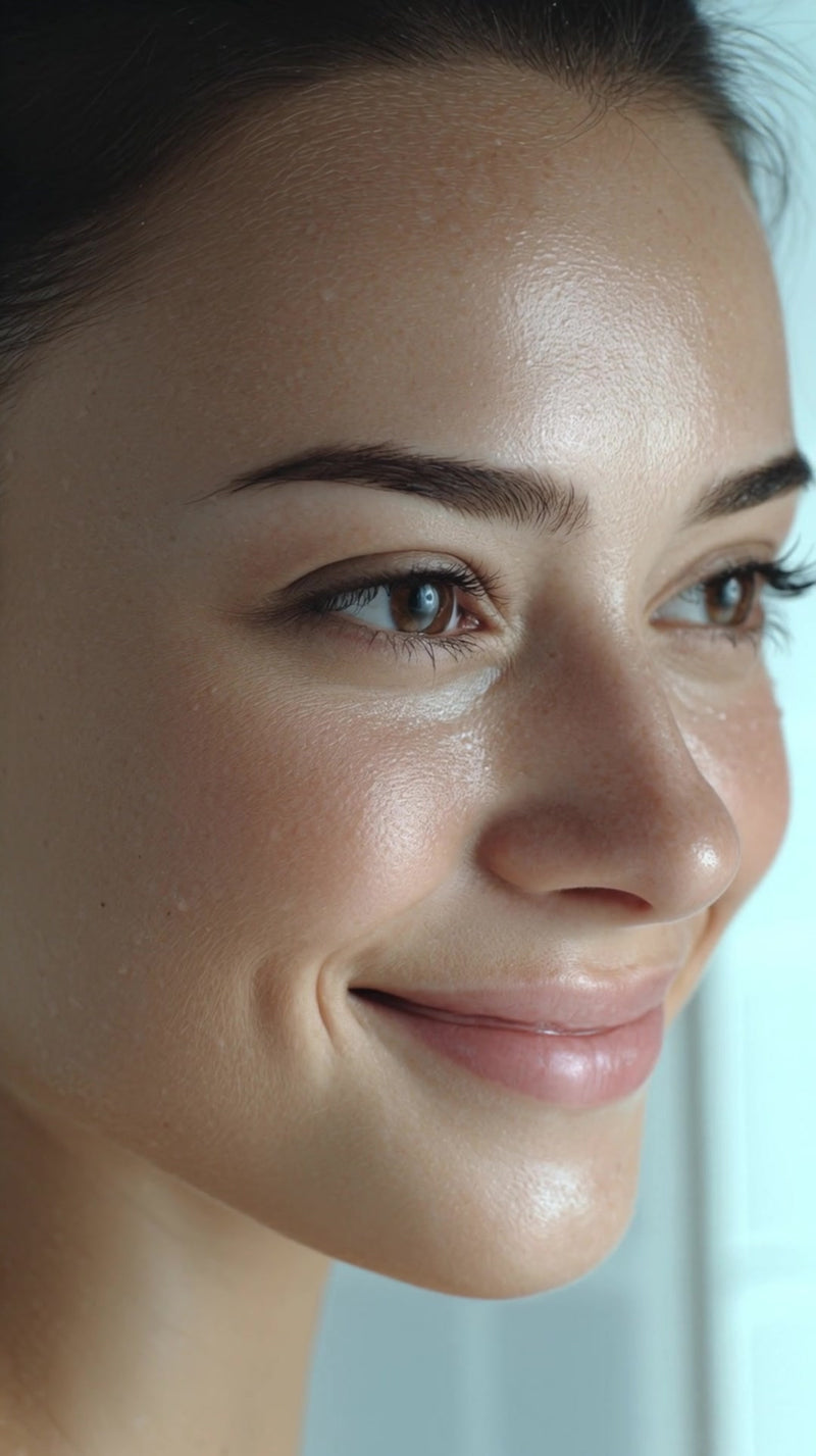 radiant woman with a smile - Stock Video